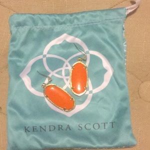 Kendra Scott Elle gold drop earring